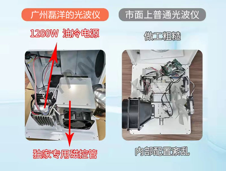 客戶親自拆機檢查我們太赫茲光波儀的內(nèi)部配置